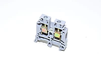 Entrelec M 6/8 1SNA 115 118 R1100 6mm² 1000V 41A harmaa yksikerrosläpimenoriviliitin ruuvikiinnityksellä