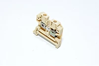 Weidmüller SAK 4/35 0443660000 4mm² 800V 32A dark beige SAK-series single-level feed-through terminal block with screw connection