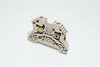 Weidmüller WDU 4 1020100000 800V 32A 4mm² dark beige W-series W-standard single-level feed-through terminal block with screw connection