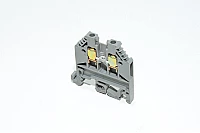 Wieland Electric Selos WK 2,5/U 57.503.0055.0 2,5mm² 800V 24A tummanharmaa yksikerrosläpimenoriviliitin ruuvikiinnityksellä