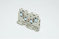 Wieland Electric Selos WK 4 / D 2 / 2 / U 57.504.5155.0 4mm² 800V 32A harmaa yksitasoinen kaksoisläpimenoriviliitin ruuvikiinnityksellä