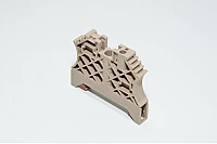 Weidmüller WEW 35/2 1061200000 dark beige W-series end bracket with screw connection