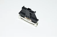 Wieland Electric 9708/2 S 35 Z5.522.8553.0 black Selos-series end bracket with screw connection