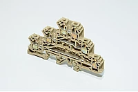 Conta-Clip IKD 2.5 BG 1261.2 2.5mm² 250V 24A beige kolmikerrosläpimenoriviliitin ruuvikiinnityksellä