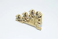 Weidmüller DLI 2.5 DB 1783820000 2.5mm² 250V 24A tumma beige W-sarja kolmikerrosläpimenoriviliitin ruuvikiinnityksellä