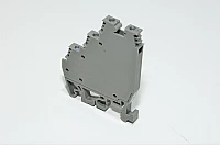 Wieland Electric Selos WK 2,5-4 KI/U 57.503.7855.0 2,5mm² 250V 24A dark gray triple-level feed-through terminal block with screw connection