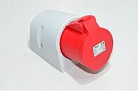 BizLine 701130 seinäasennus pistorasia 32A 5p 415V 6h voimavirtaliitin, IP44 M25 *uusi*
