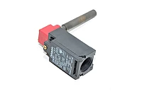 Omron D4DH-1ABC compact safety-door hinge switch 2 slow action NC contacts + 10x63mm axle