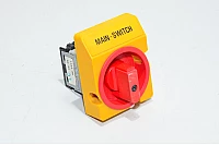 Baco NS3EV493 PR12 rotary main switch, 3-Pole, 3x NO, 12A, 600VAC