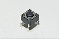 Multicomp MCDTS6-1K, 6.5x4.5mm, 4,3mm, 100g, 1x NO, piirilevypainike *uusi*