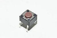 Multicomp MCDTS6-1N, 6.5x4.5mm, 4,3mm, 160g, 1x NO, tactile switch *new*