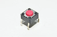 Multicomp MCDTS6-1R, 6.5x4.5mm, 4,3mm, 260g, 1x NO, tactile switch *new*