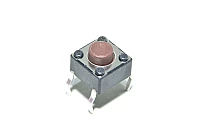 Multicomp MCDTS6-2N, 6.5x4.5mm, 5mm, 160g, 1x NO, piirilevypainike *uusi*