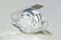 105°C KSD302 250V 16A NC keraaminen bi-metallinen mekaaninen termostaatti *uusi*