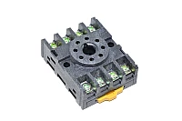 8-pin octal base circular relay socket IEC 60067 Omron PF083A for DIN rail
