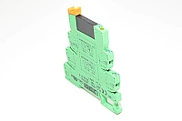 Phoenix contact PLC-BSC-24DC/21 2966016 interface terminal with 24V miniature solid-state relay OPT-24DC/24DC/2 2966595 with 3A 3-33Vdc output