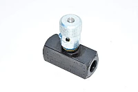 Parker 9N400S Colorflow in-line general purpose needle valve, max 5000psi 345bar, 1/4" *new*