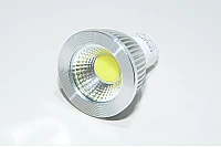 GU10 85-265VAC 7W 600-660lm 120° 5700-6300K kylmä valkoinen DELED COB LED spottilamppu *uusi*