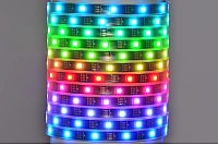 Worldsemi HC-F5V-30L-30LED-B-IP60 WS2812B 5VDC 45W 30LED/m IP60 joustava digitaalinen LED-nauha, 5m kela *uusi*