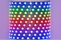 Worldsemi HC-F5V-60L-60LED-B-IP20 WS2812B 5VDC 90W 60LED/m IP20 joustava digitaalinen LED-nauha, 5m kela *uusi*