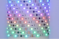 Worldsemi HC-T12V-10L-30LED-W-IP20 WS2811 12VDC 36W 30LED/m IP20 flexible digital LED strip, 5m reel *new*