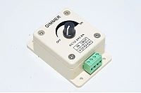 12-24VDC max 8A rotary white PWM dimmer for LED installations with 4x 4mm installation holes and quick terminal block *new*