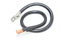 50mm² black stranded wire, 0,6m