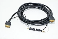 VGA cable DE-15M with 3,5mm stereo audio plug 460mm
