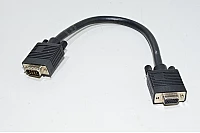 VGA extension cable DE-15F - DE-15M 230mm