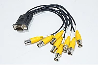 15pin sub DE-15 VGA liitin 8x BNC naaras tuloja videovalvontakortille,, malli 1