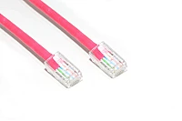 4.8m Unshielded CAT5e LAN cable red (RJ45 - RJ45)