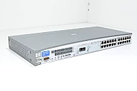 HP ProCurve 2524 J4813A managed network switch + 1x J4853A 100-FX SC tranceiver modules
