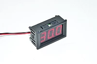 Panel mounted digital voltage meter DSN-DVM-568 with 3-digit red LED display, 4.5...30VDC *new*