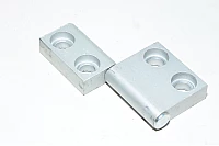 Tukeva alumiinisarana 40x38x11mm ja 40x25x11mm, oikea puoli