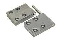 Heavy duty steel hinge 58x80x12mm, left side