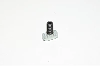 M8x1.25 20mm vasarakantaruuvi T-uraan koostuu 10x20x9mm vinoneliömutterista ja M8x1.25 25mm tasakärkisestä pidätinruuvista