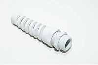 PG13,5, Hummel HSK-K-Flex/PG 13.5 1.293.1300.14 cable gland with strain relief for 6...12mm cable, light gray, plastic, IP68
