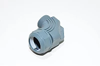 PG16, Murrplastik M-Tec 83561016 KW-PG16 90° angled conduit fitting for Murrflex M20/P16 (S) conduits, gray, plastic, IP65