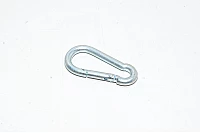 60x6mm WLL 120kg W/K J28 steel carabiner snap hook, DIN5299