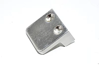 Q-Railing MOD 2100 10.2100.000.19 glass holder clamp for 6-10mm glass, zamak with stainless steell like finish, screw side half
