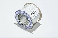 1x0,22mm² AWG24 7/0.2mm 100m reel white stranded tinned copper PVC hook-up wire Rapid Electronics 01-0445 GW010445 *new*