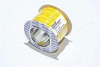 1x0,22mm² AWG24 7/0.2mm 100m kela keltainen monisäikeinen tinattu kuparinen PVC kytkentäjohto Rapid Electronics 01-0450 GW010450 *uusi*