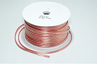 2x2,5mm² CCA 100m reel transparent speaker cable *new*