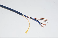 4x0,34mm² Cu steel blue TPE control cable for energy chains Igus Chainflex CF9.03.04.INI (by meter) *new*