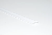 SS6161 maidonvalkoinen muovikansi, 2500mm *uusi*