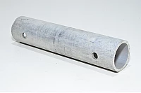 200x45/37mm alumiininen putki 2x 10mm läpireiällä