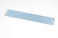 35x185x1mm teräksinen peitelevy 2x 5mm reijillä