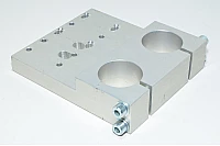 Afag 11005010 MT 45x2B yksiosainen asennuslevy 45mm putkelle, malli 1