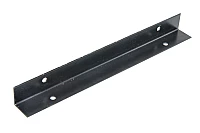 200x20x20x1mm black L metal plate with 4x 4.2mm holes (suitable for mounting Afag ST and SE series controllers)