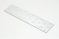 200x50mm teräksinen reikälevykiinnike jossa 5mm reikiä *uusi*